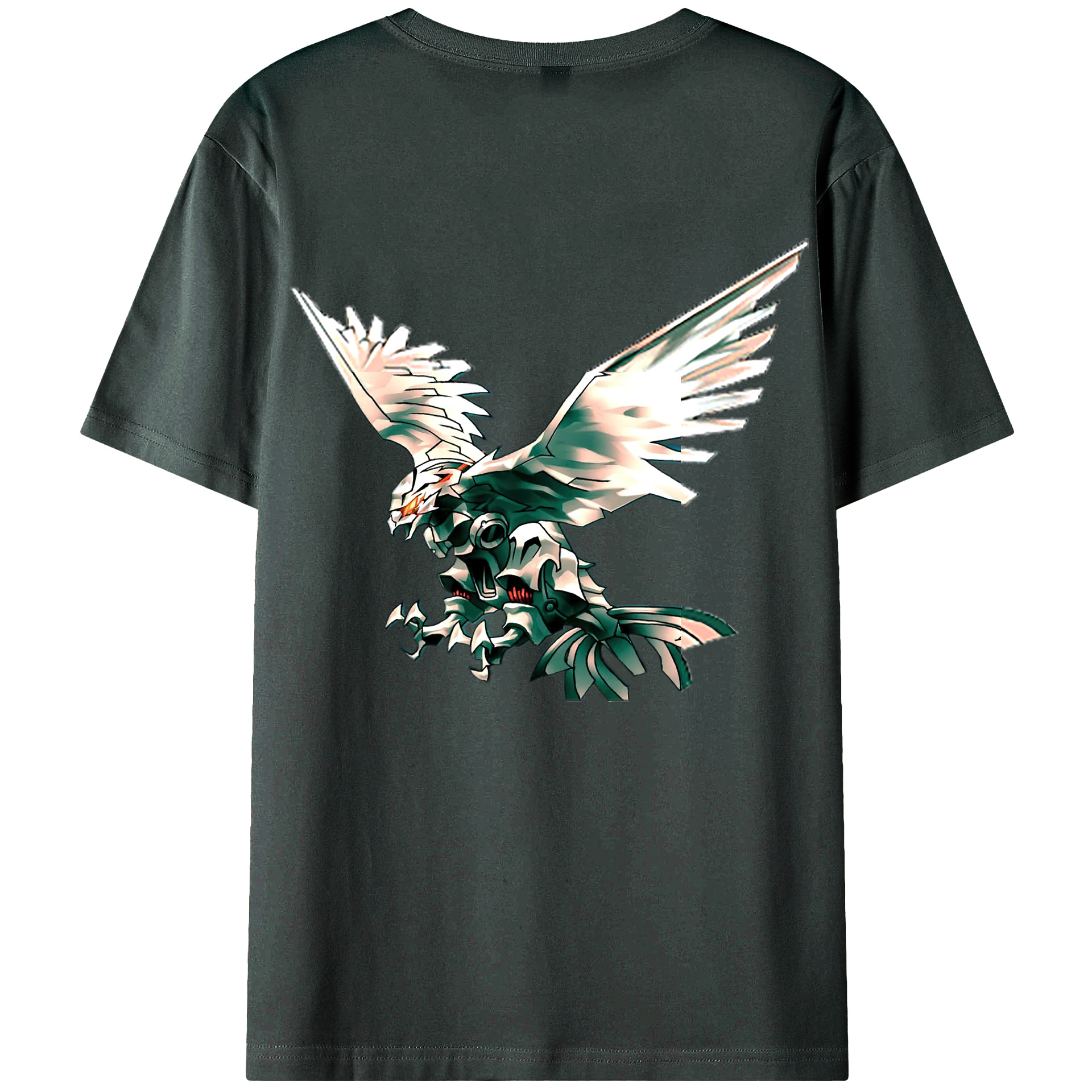 （画像用） 遊☆戯☆王 Yu-Gi-Oh! 綿100％ メンズ半袖Tシャツ（バックプリント） 通気性